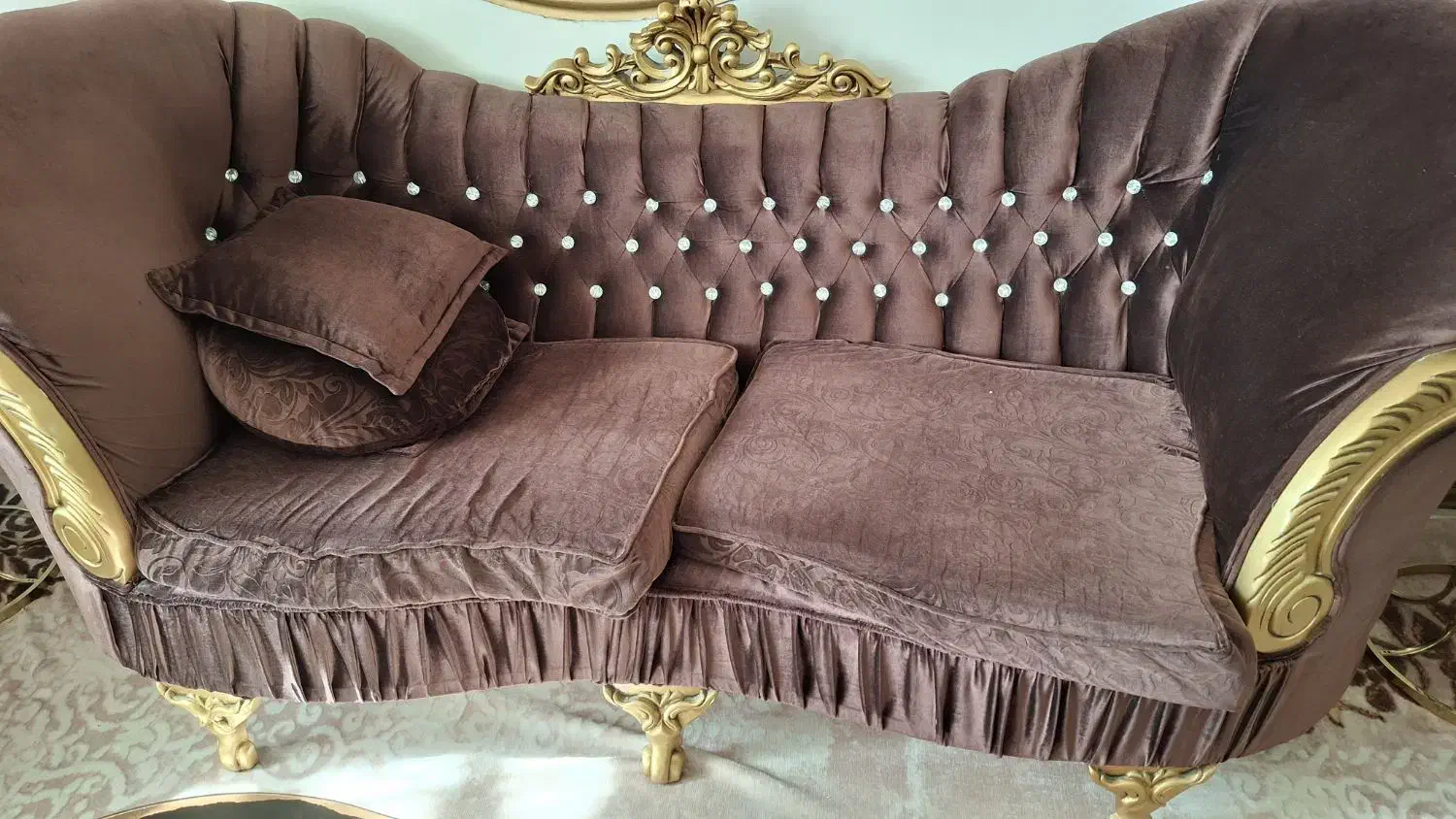 مبل ۵نفره  مدل شزلون|مبلمان خانگی و میز عسلی|کرمان, |دیوار