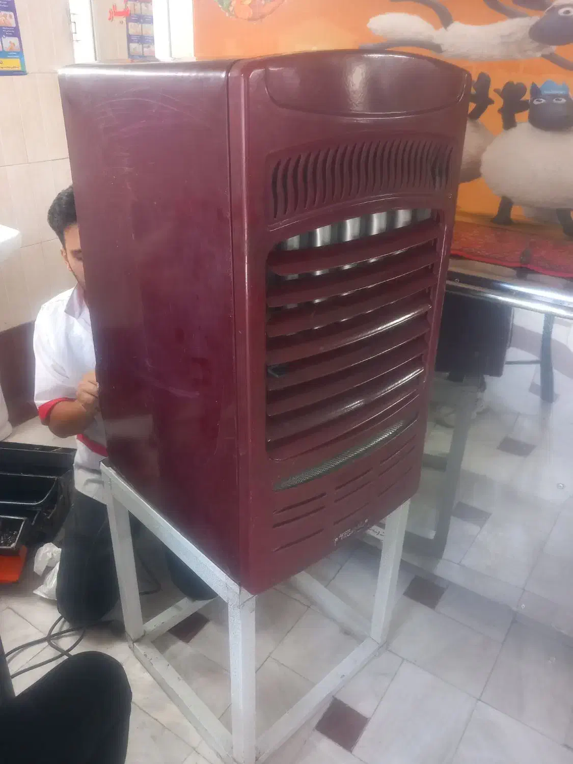 بخاری هیتر برقی|بخاری، هیتر، شومینه|قم, ژاندارمها|دیوار