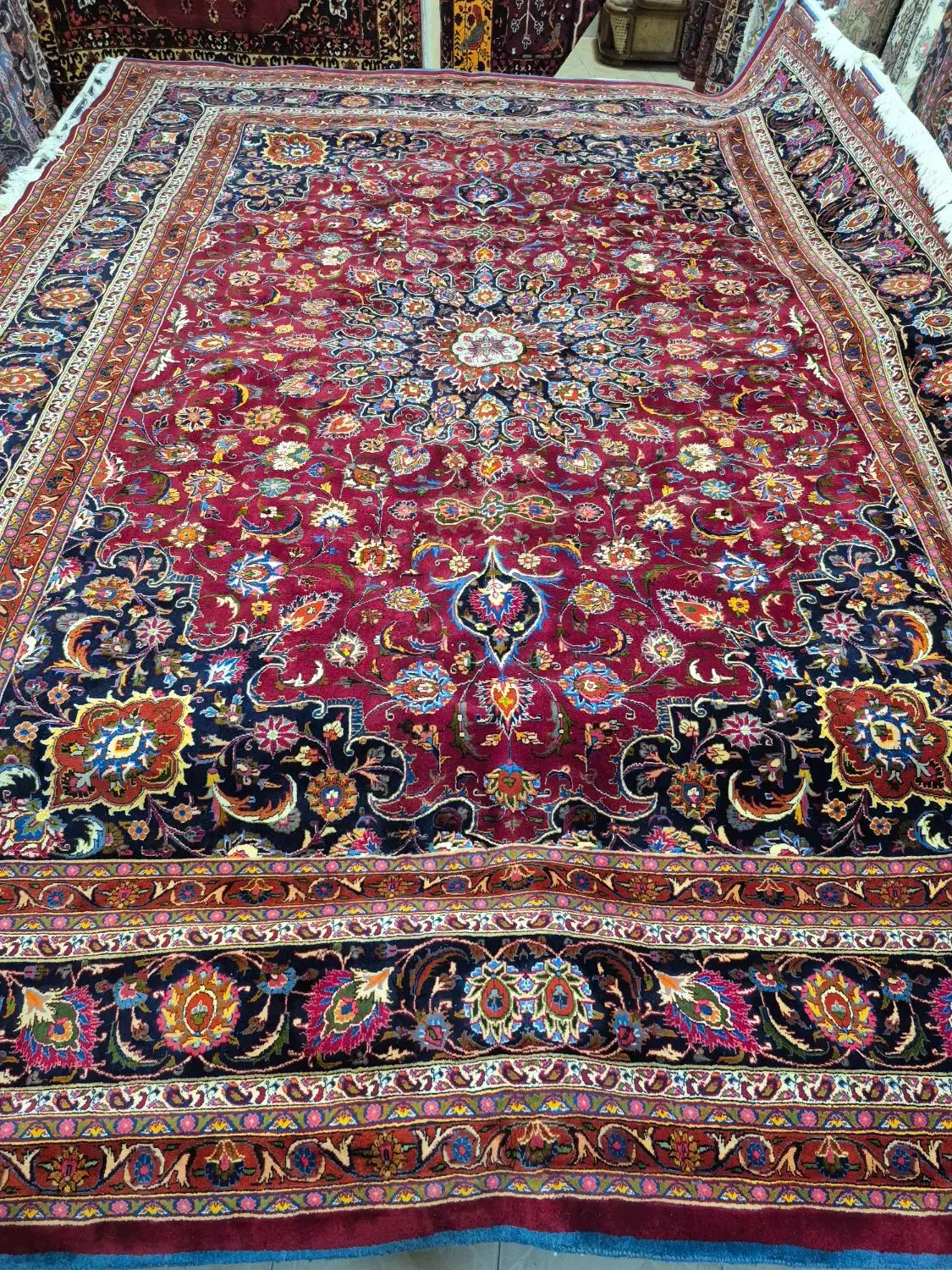 فرش دستباف ۱ جفت ۱۸ متری.گالری فرش ایران|فرش|مشهد, حجت|دیوار