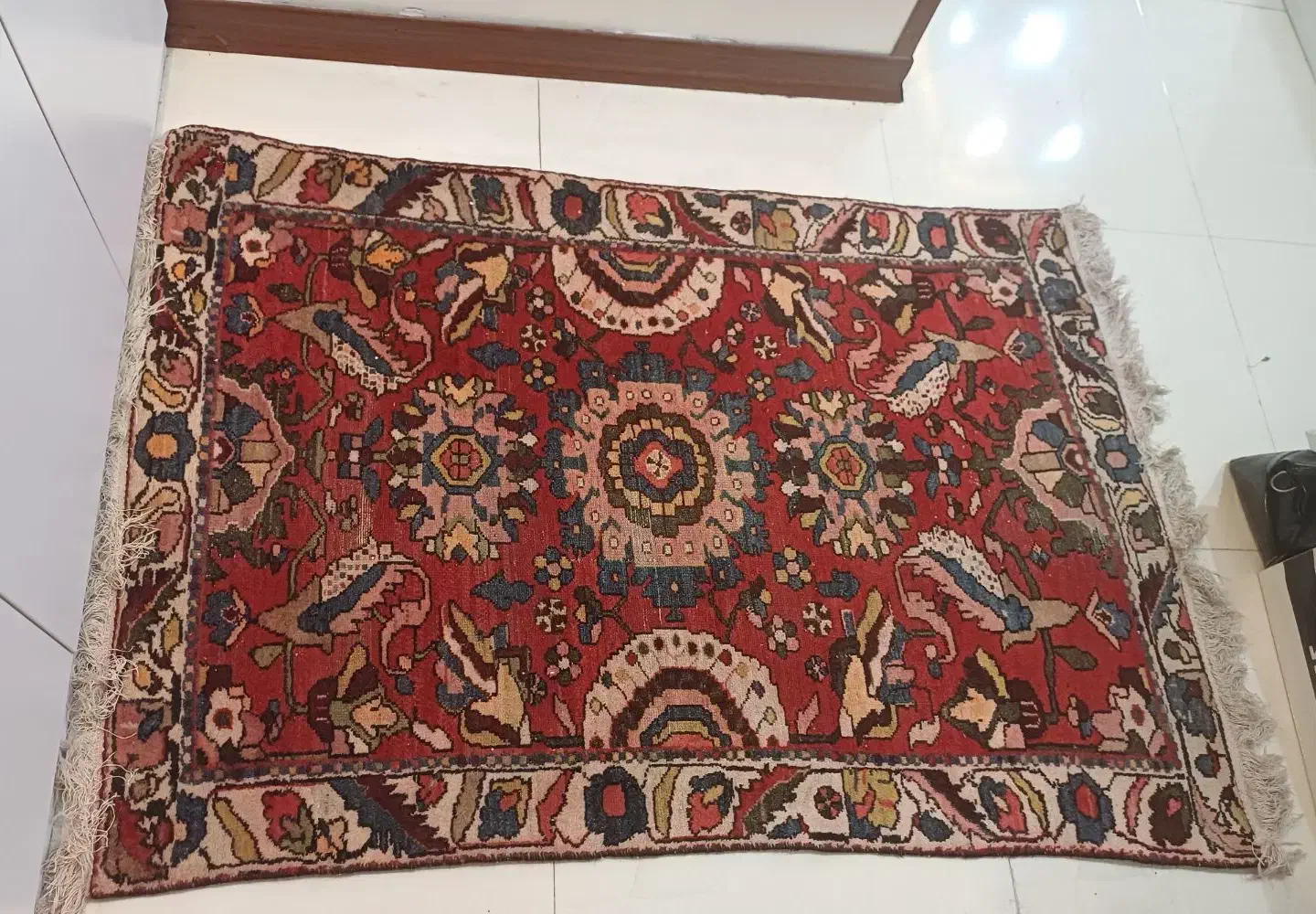 قالیچه دستبافت قدیمی|فرش|کرج, شاهین‌ویلا|دیوار