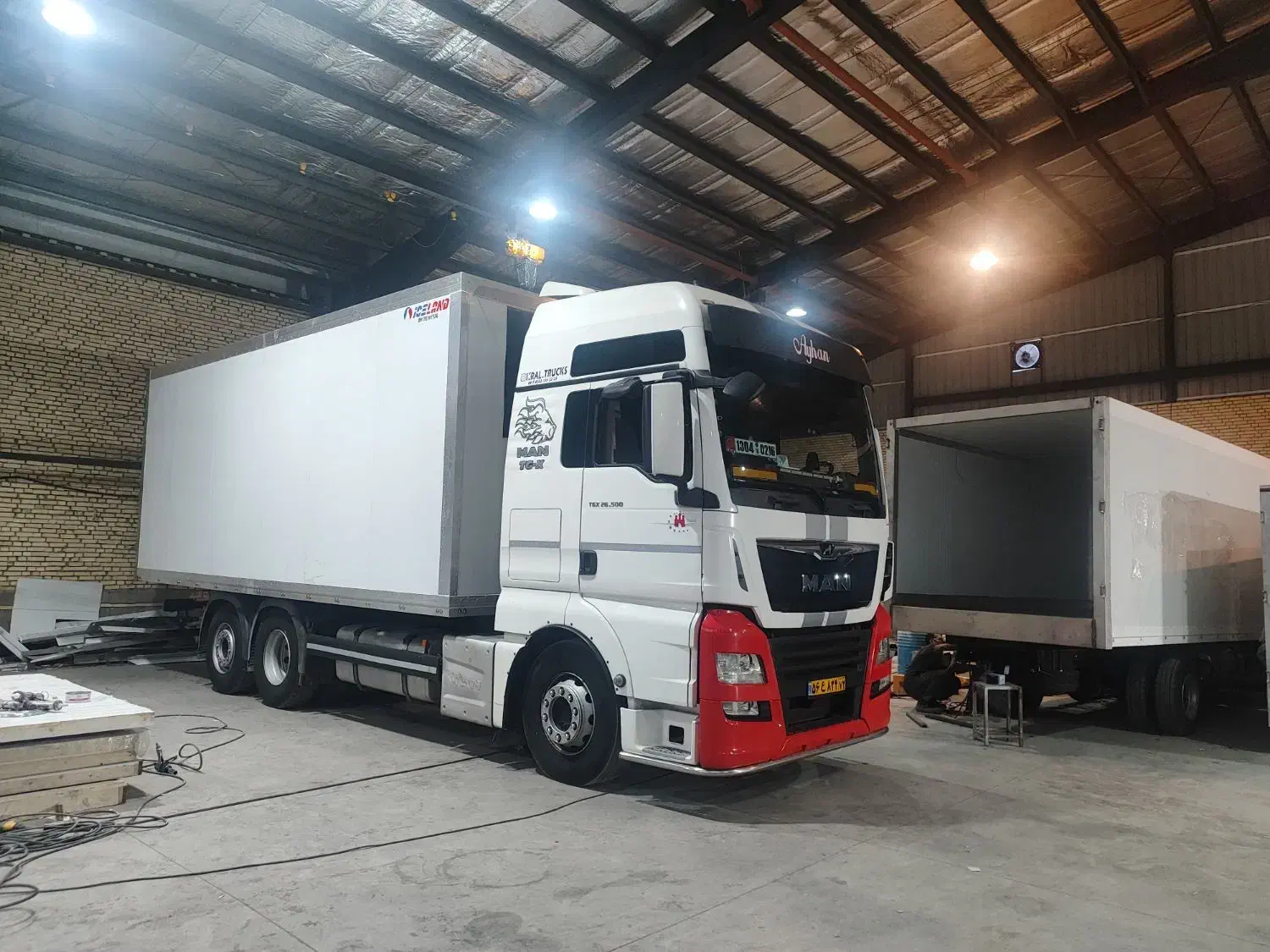 فروش مان هشت چرخ یخچالی|خودرو سنگین|تهران, خاک سفید|دیوار