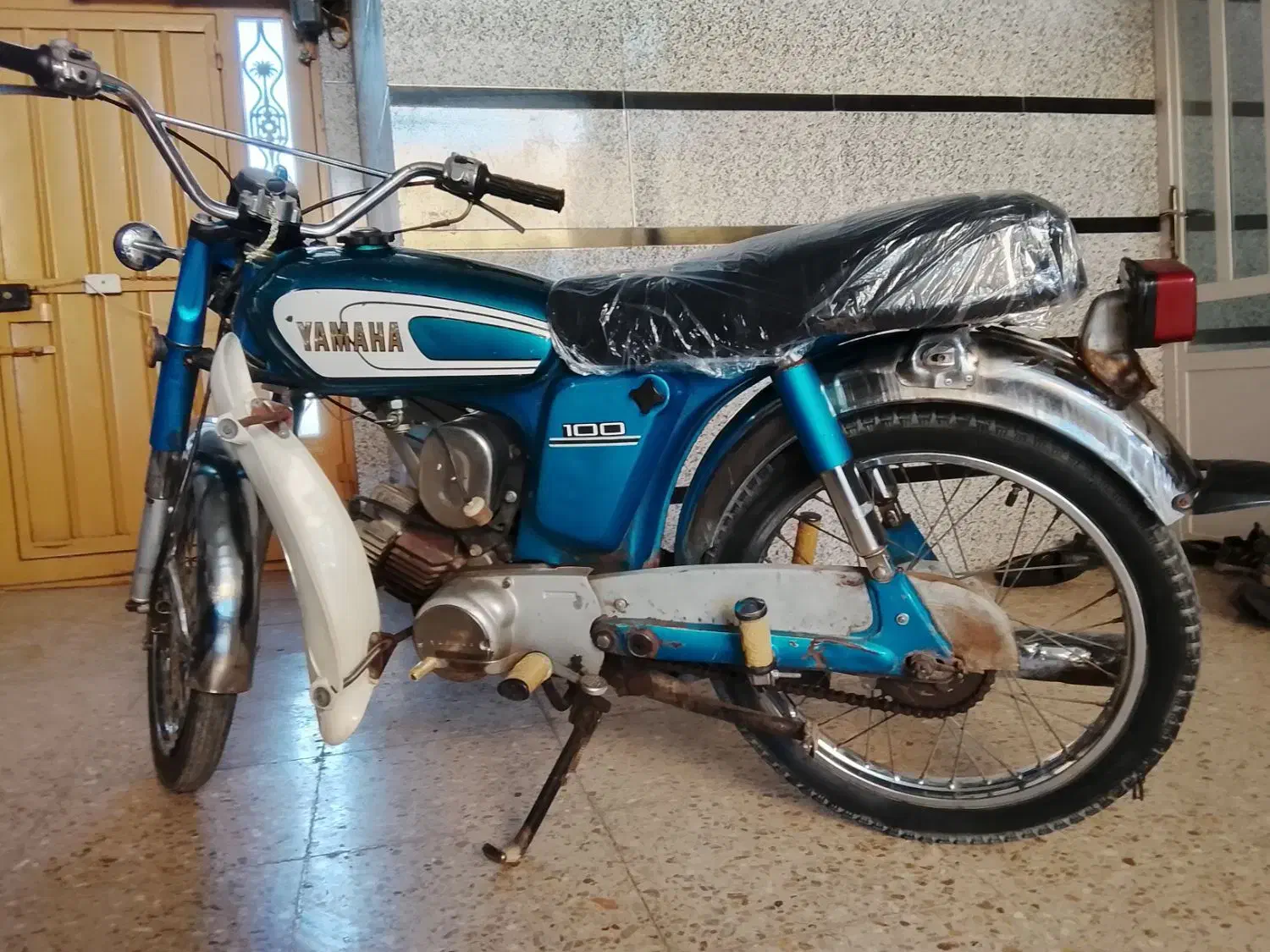 یاماها 100|موتورسیکلت|میبد, |دیوار