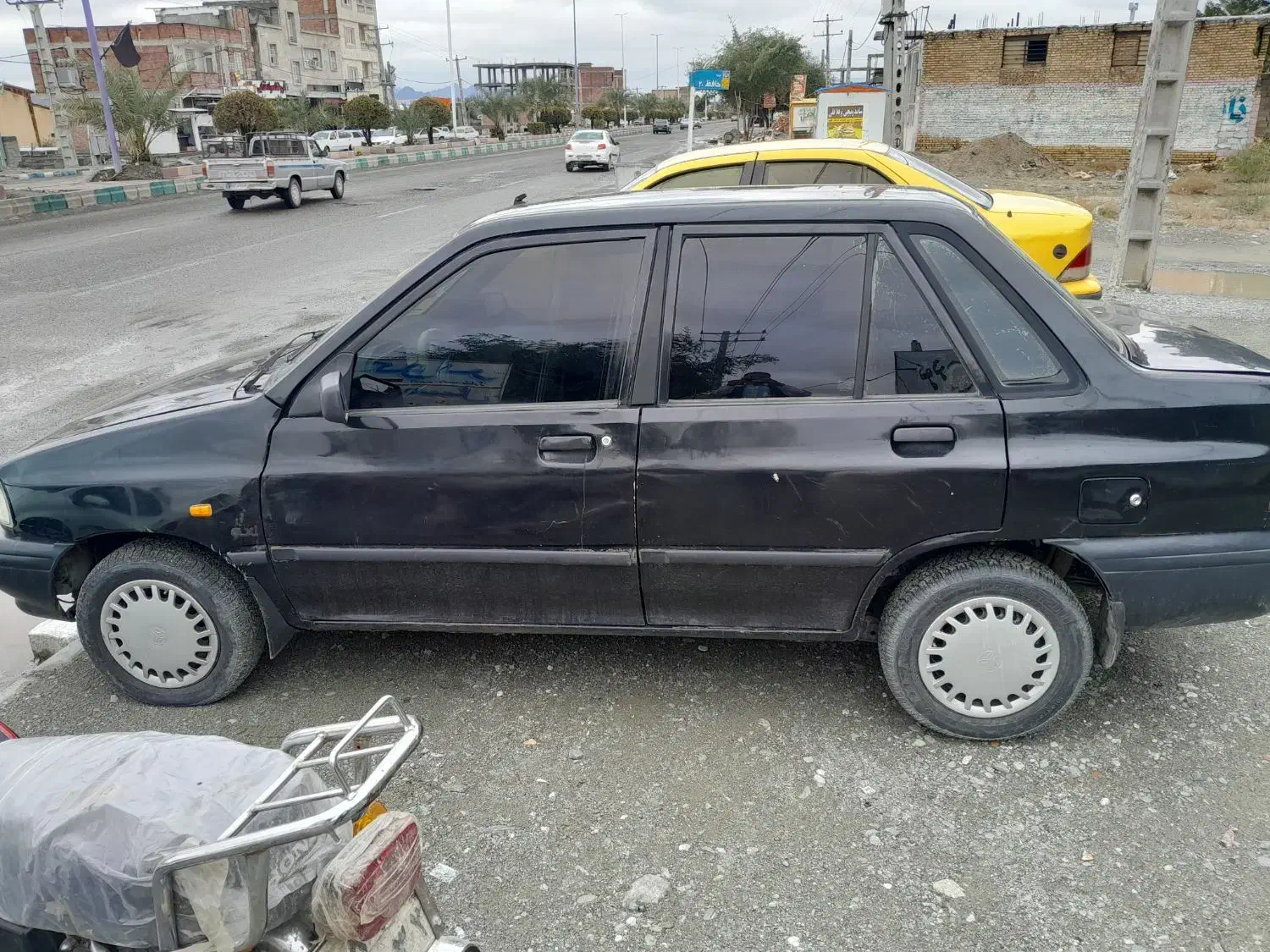 پراید مشکی|خودرو سواری و وانت|کهنوج, |دیوار