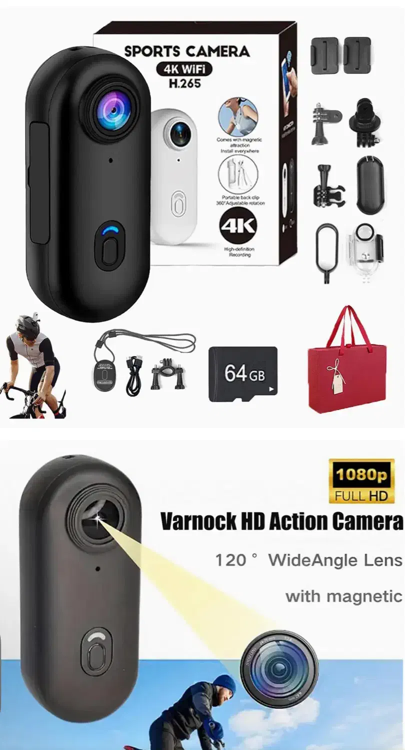 دوربین بندانگشتی 4K ActionSnap / هیجانساز دنیا|دوربین عکاسی و فیلمبرداری|تهران, آجودانیه|دیوار