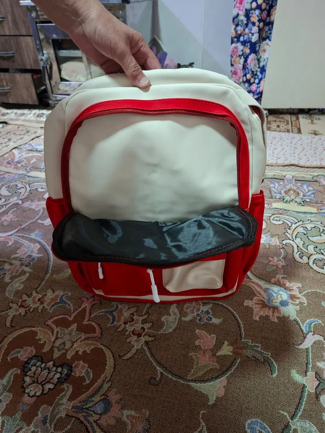 کوله پشتی رنگ قرمز تعداد دوعدد نو واکبنده|کیف، کفش، کمربند|تهران, ایران|دیوار