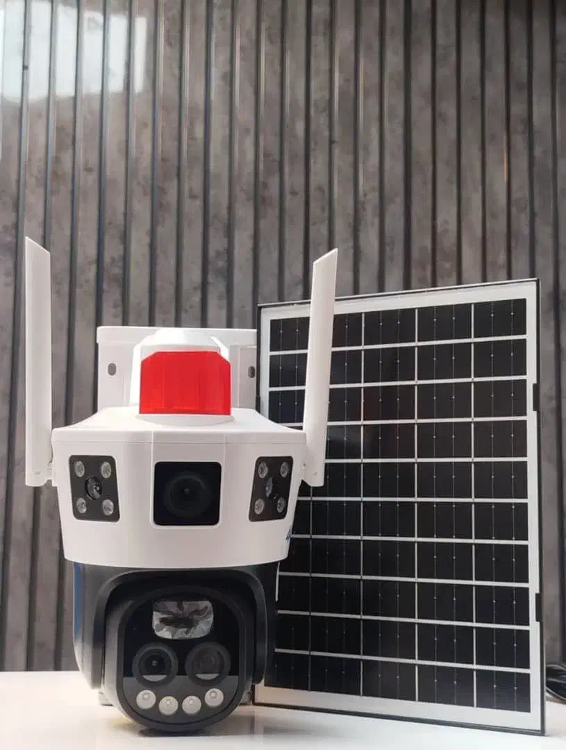 دوربین مداربسته بیسیم سیم کارتی انرژی خورشیدی|دوربین مداربسته|رشت, نامجو|دیوار