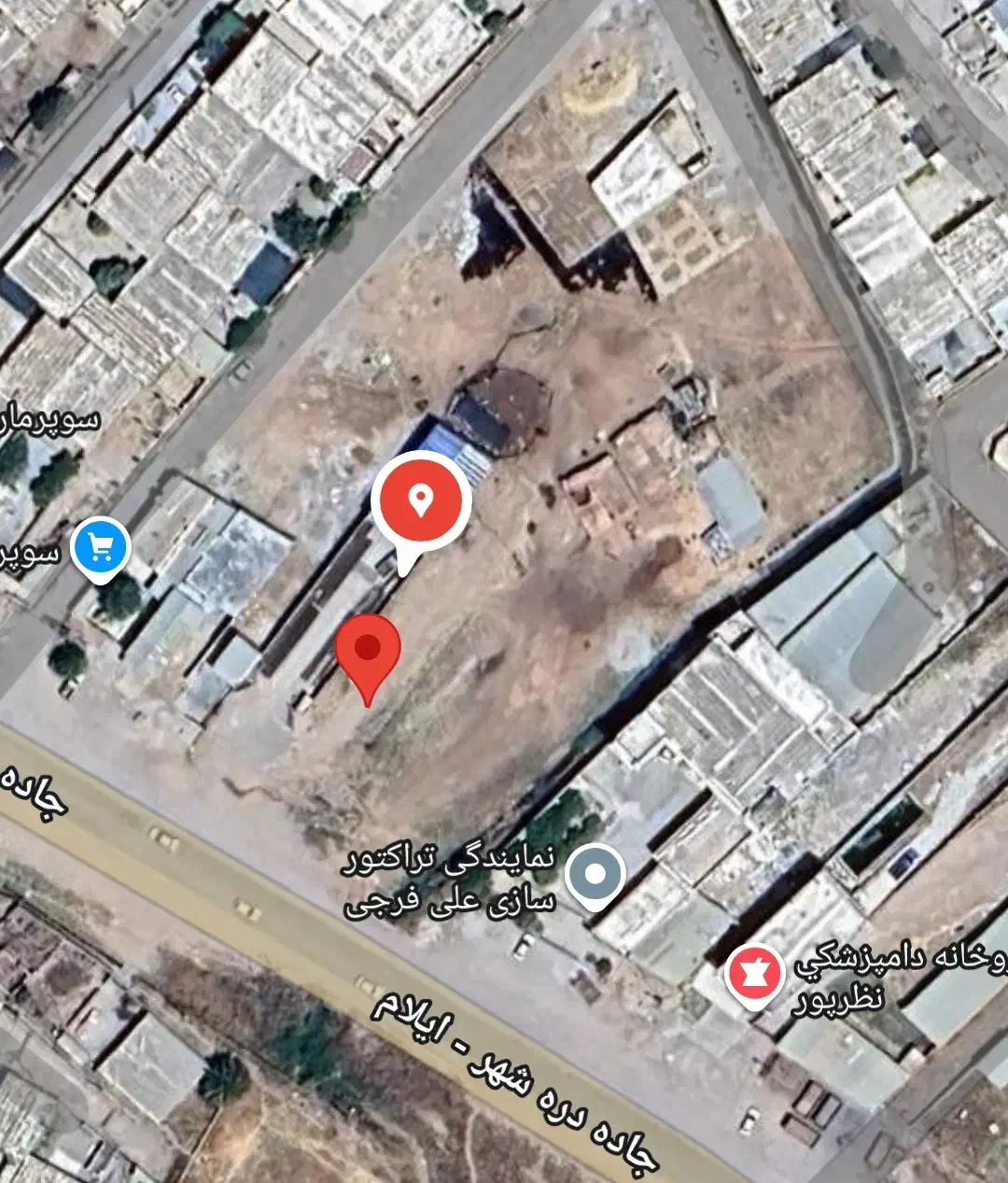 زمین جاده اصلی درهشهر ایلام|فروش زمین و ملک کلنگی|دره شهر, |دیوار