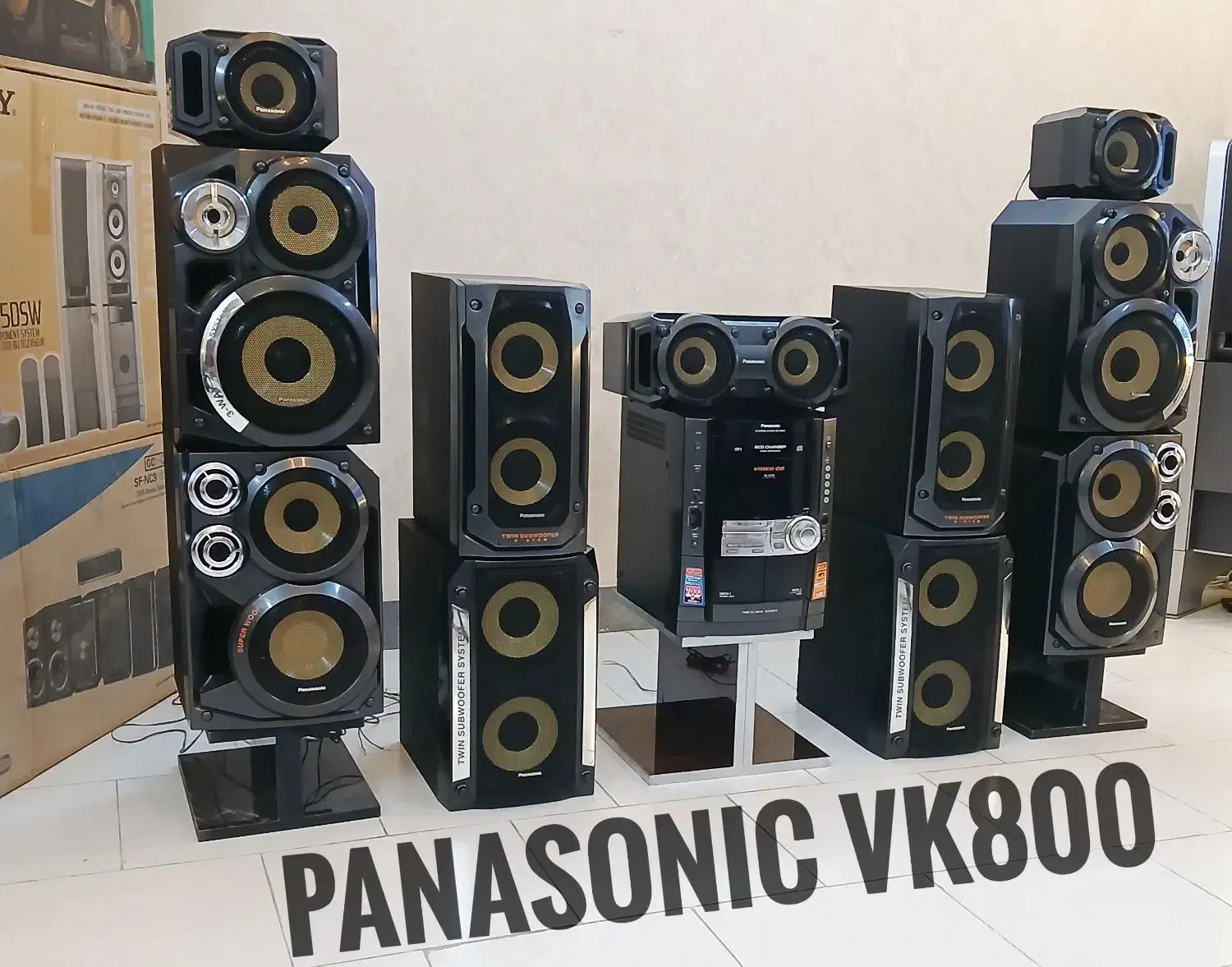 Panasonic vk800|سیستم صوتی خانگی|اسلامشهر, شهرک قائمیه|دیوار