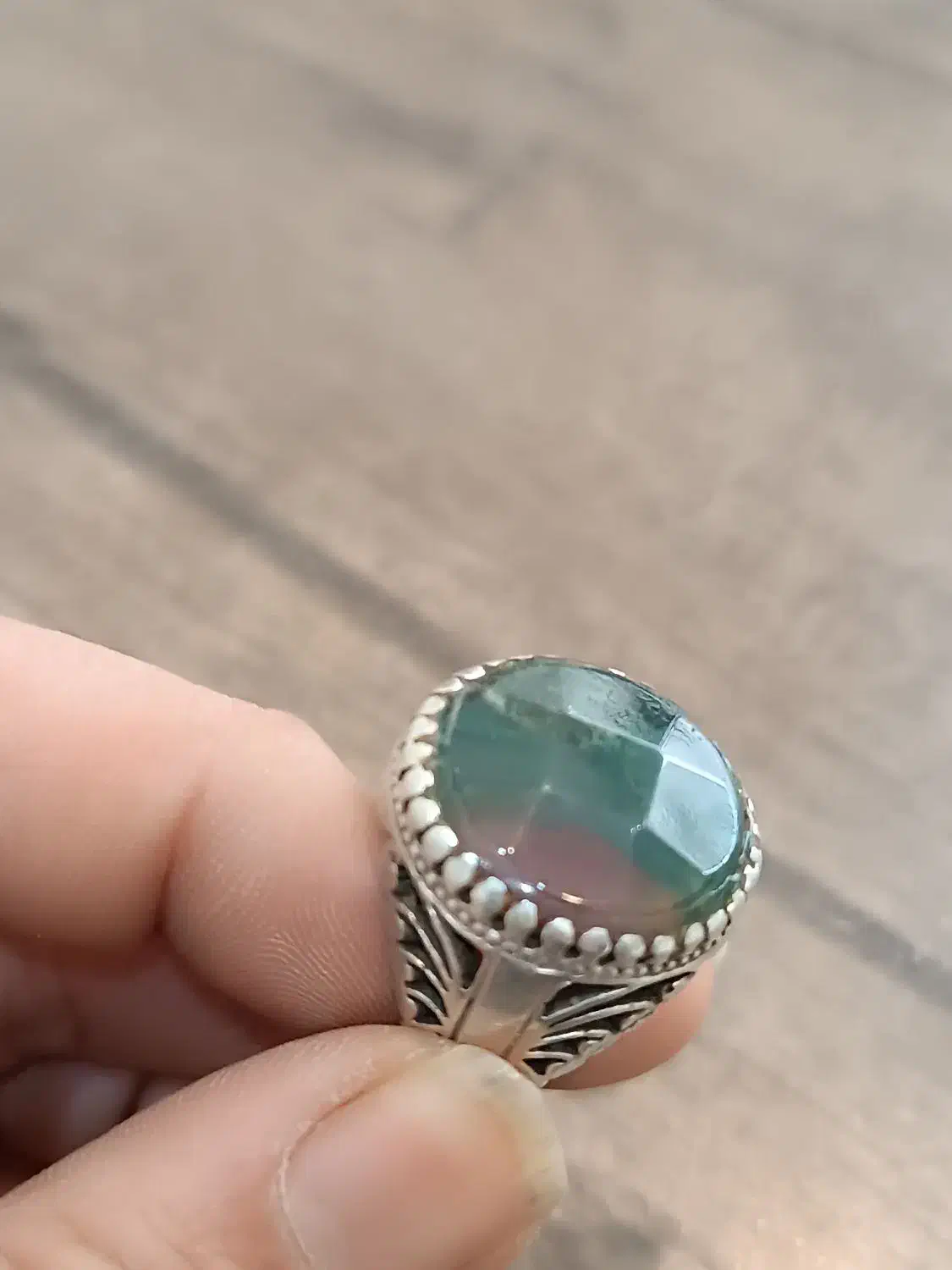 انگشتر یشم سه رنگ|جواهرات|گلپایگان, |دیوار