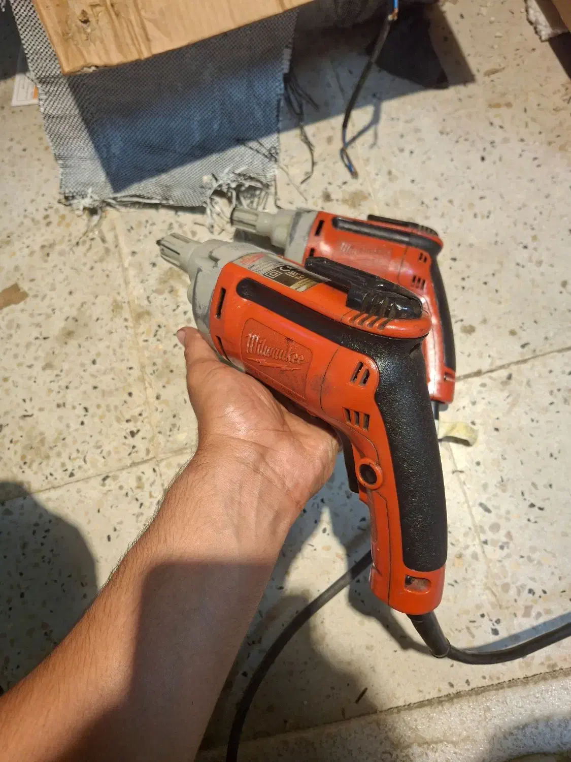 دریل پیچ بند(اسکروگان) میلواکی اصل آمریکا استوک|ابزارآلات|ریگ, |دیوار