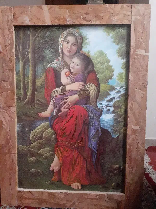 قاب چوبی بسیار زیبا در ابعاد۱۰۰در ۸۰|تابلو، نقاشی، عکس|شیراز, عفیف‌آباد|دیوار