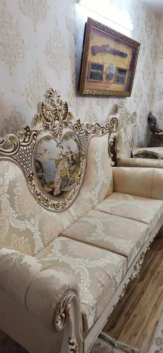 مبل ۹نفره درحدنو|مبلمان خانگی و میز عسلی|گلبهار, شهر جدید گلبهار|دیوار