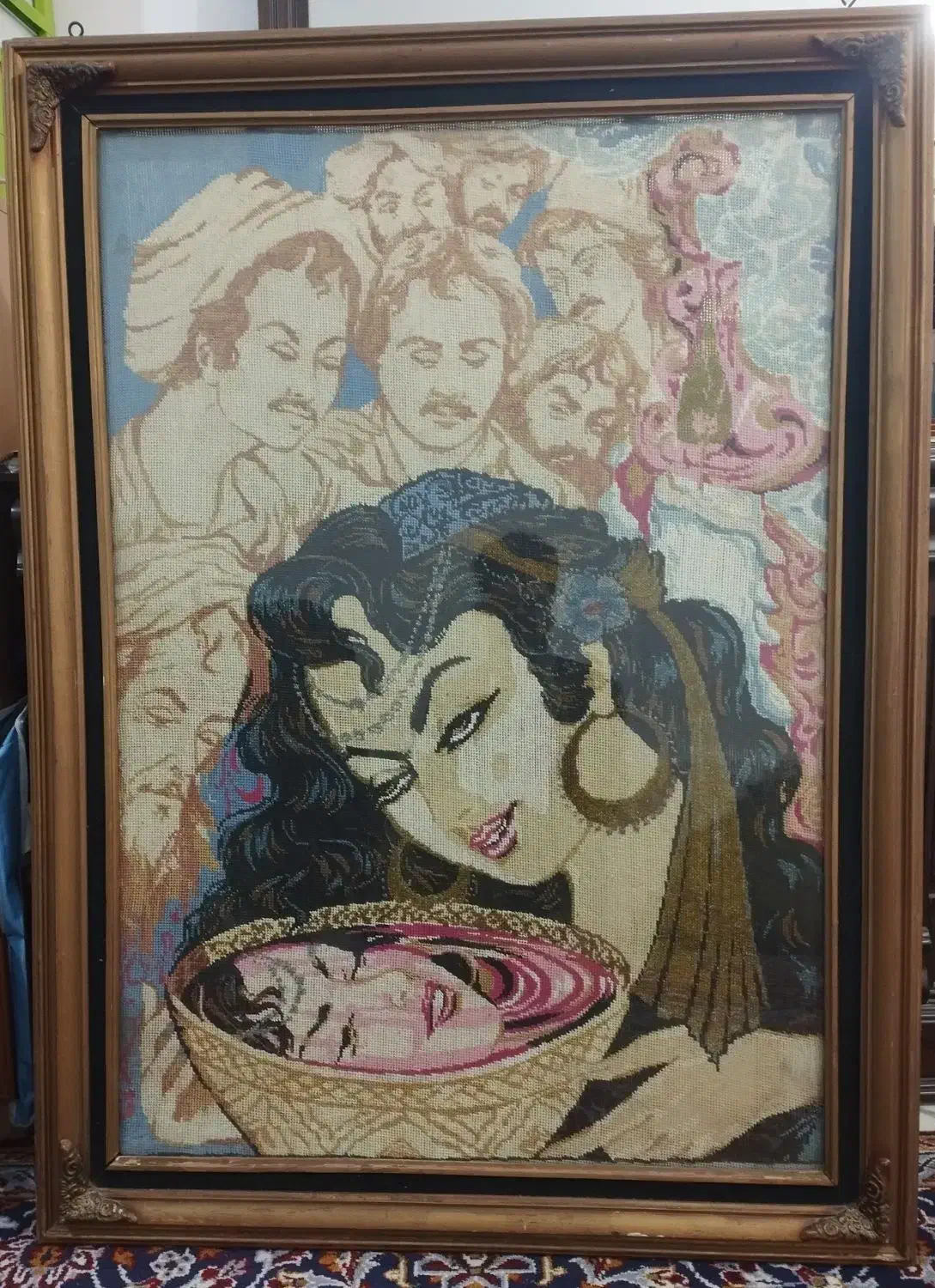 ۳ عدد تابلو در حد نو|تابلو فرش|مسجد سلیمان, |دیوار