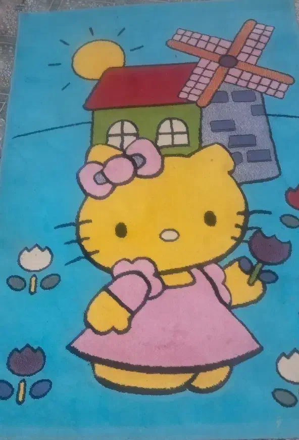 فرش کودک|فرش|خمینی‌شهر, |دیوار