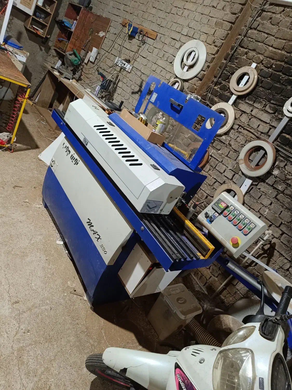 لبه چسبان کارگاهی تک فاز|ماشینآلات صنعتی|هشتگرد, قاسم آباد بزرگ|دیوار