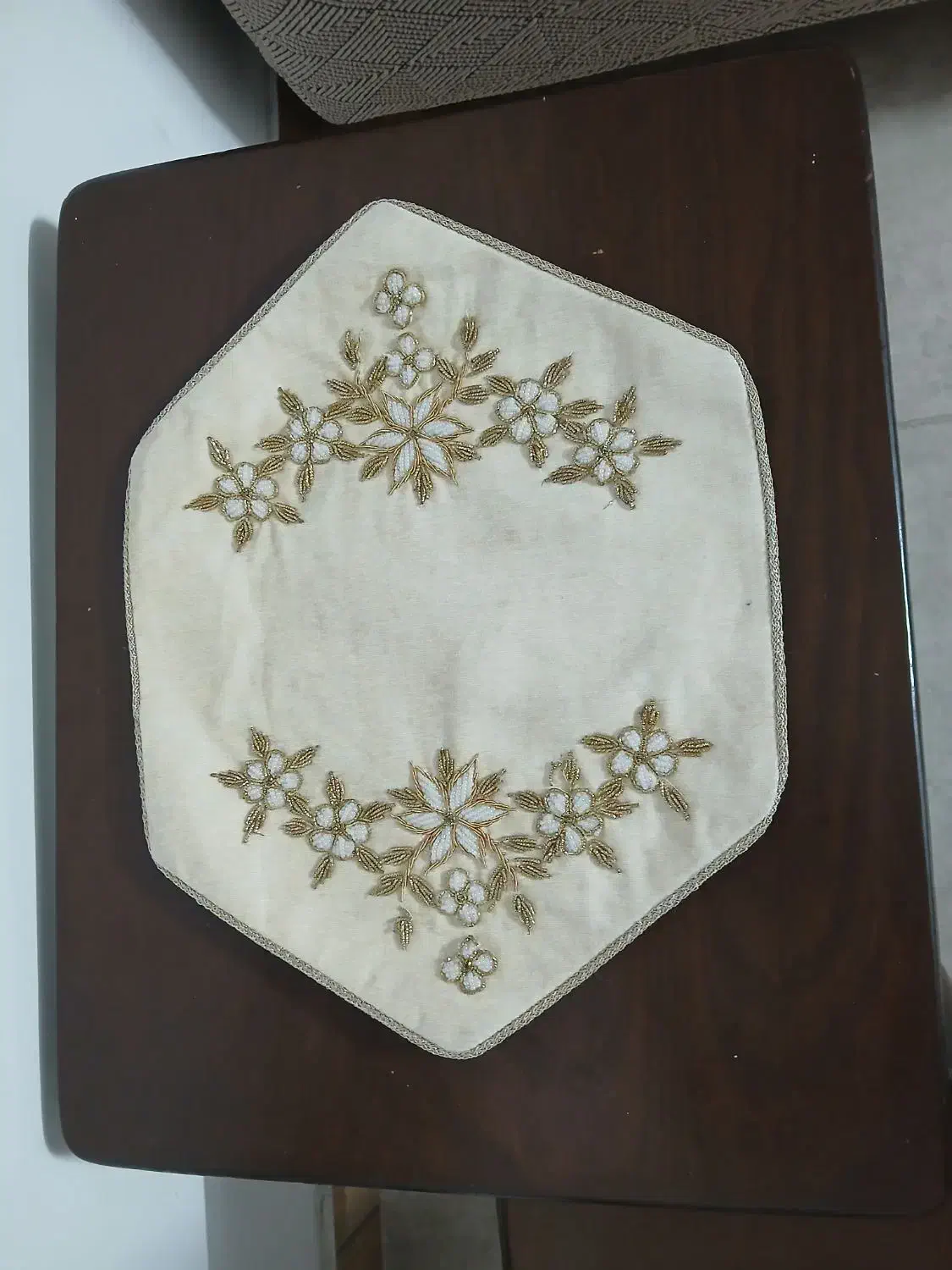 رومیزی مخمل سرمه دوزی|پرده، رانر، رومیزی|مشهد, شهرک ابوذر|دیوار