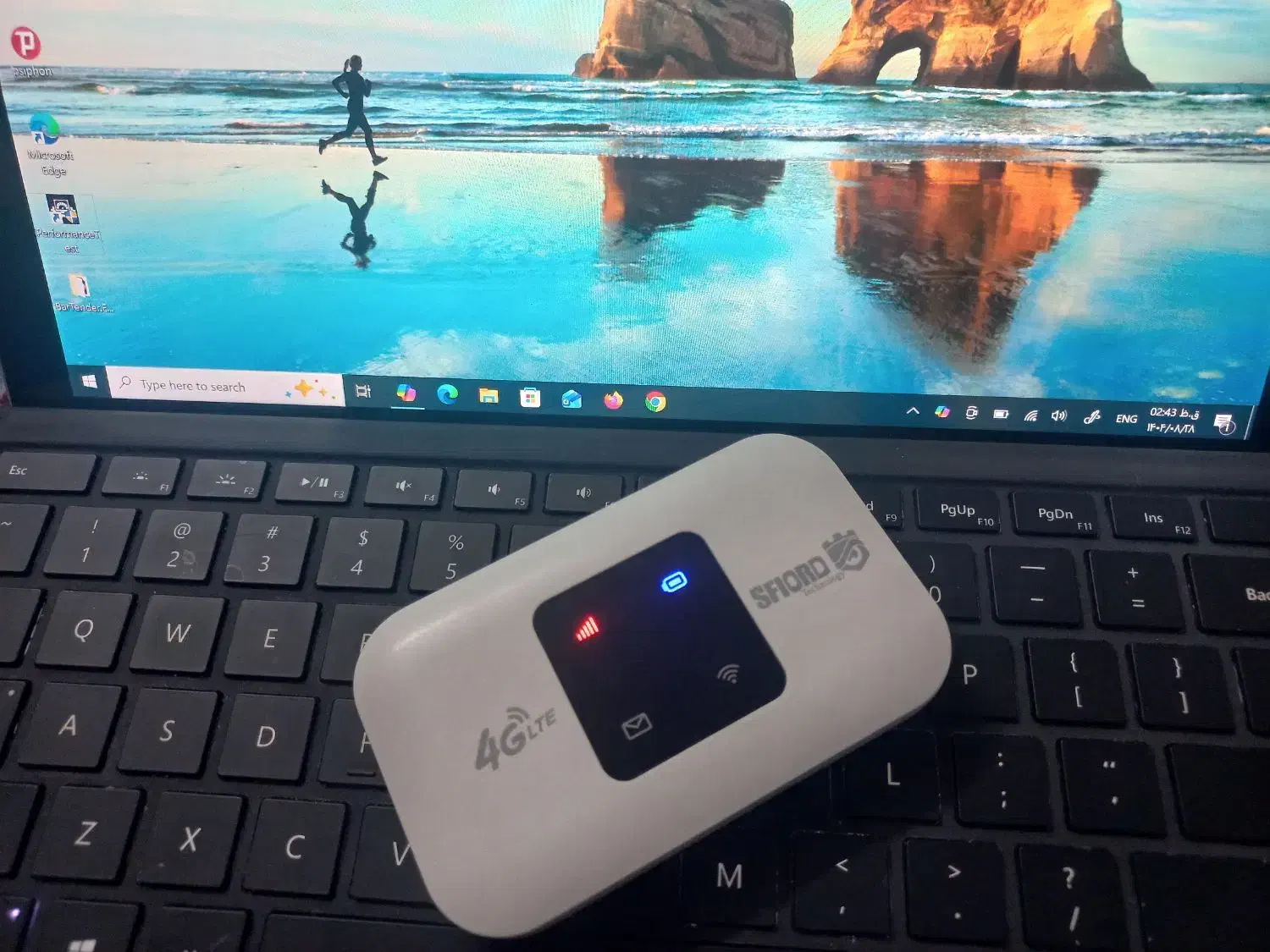 مودم جیبی 4G LTE قابل حمل اسفیورد مدل M720|مودم و تجهیزات شبکه|یزد, |دیوار