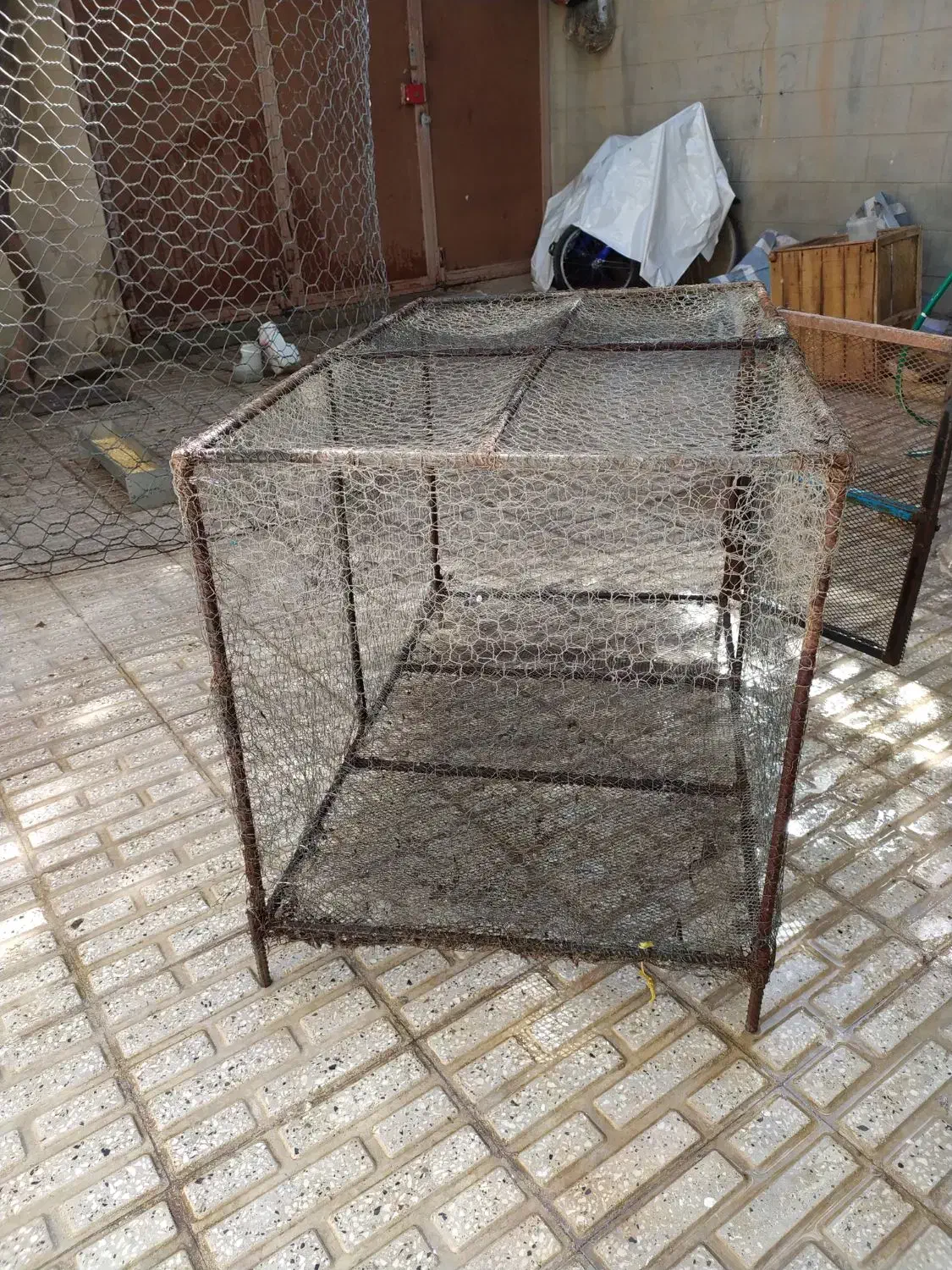 قفسهی میلگرد مرغ و خروس|لوازم جانبی حیوانات|کرمانشاه, |دیوار