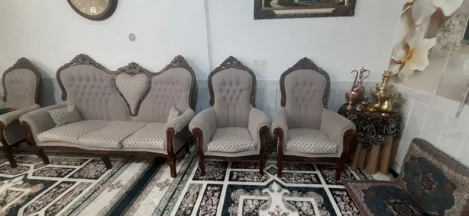 مبل سلطنتی|مبلمان خانگی و میز عسلی|نیشابور, هفده شهریور|دیوار
