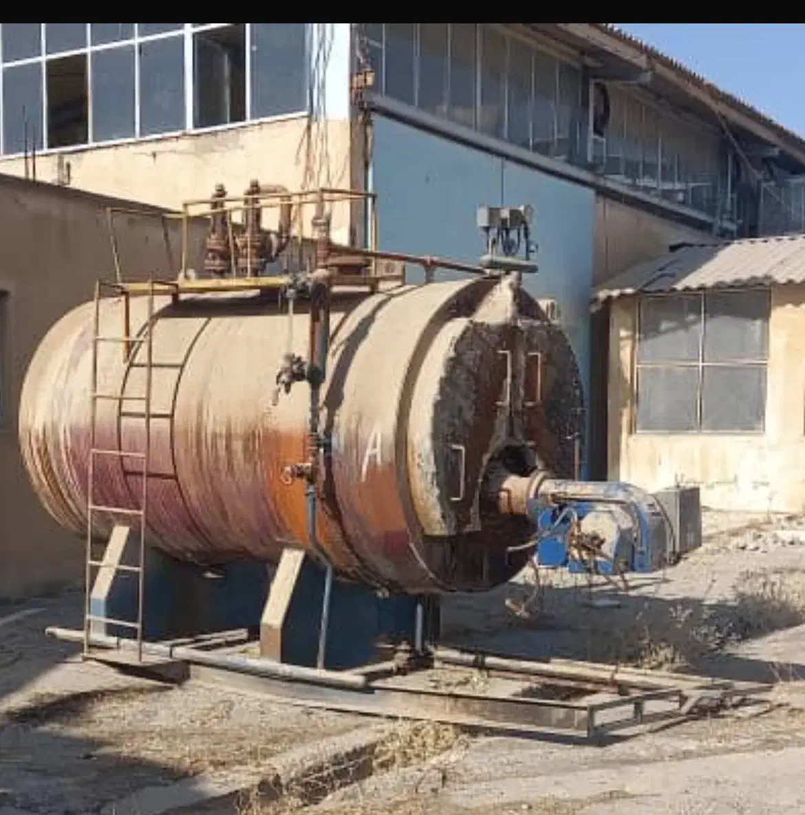 فروش دیگ بخار ۲ تنی  سه پاس سالم کامل|ماشین‌آلات صنعتی|مشهد, شهرک صنعتی مشهد|دیوار
