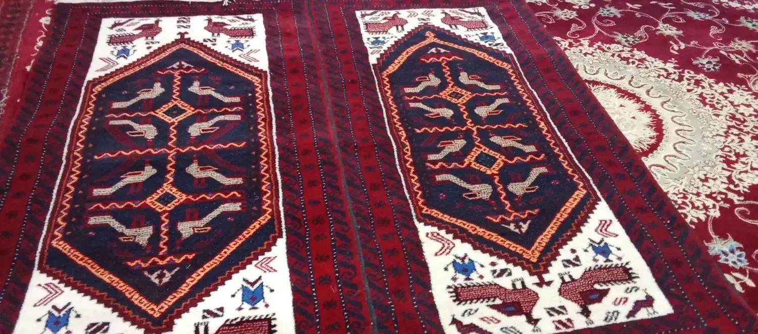 قالیچه دست بافت|فرش|قائن, |دیوار