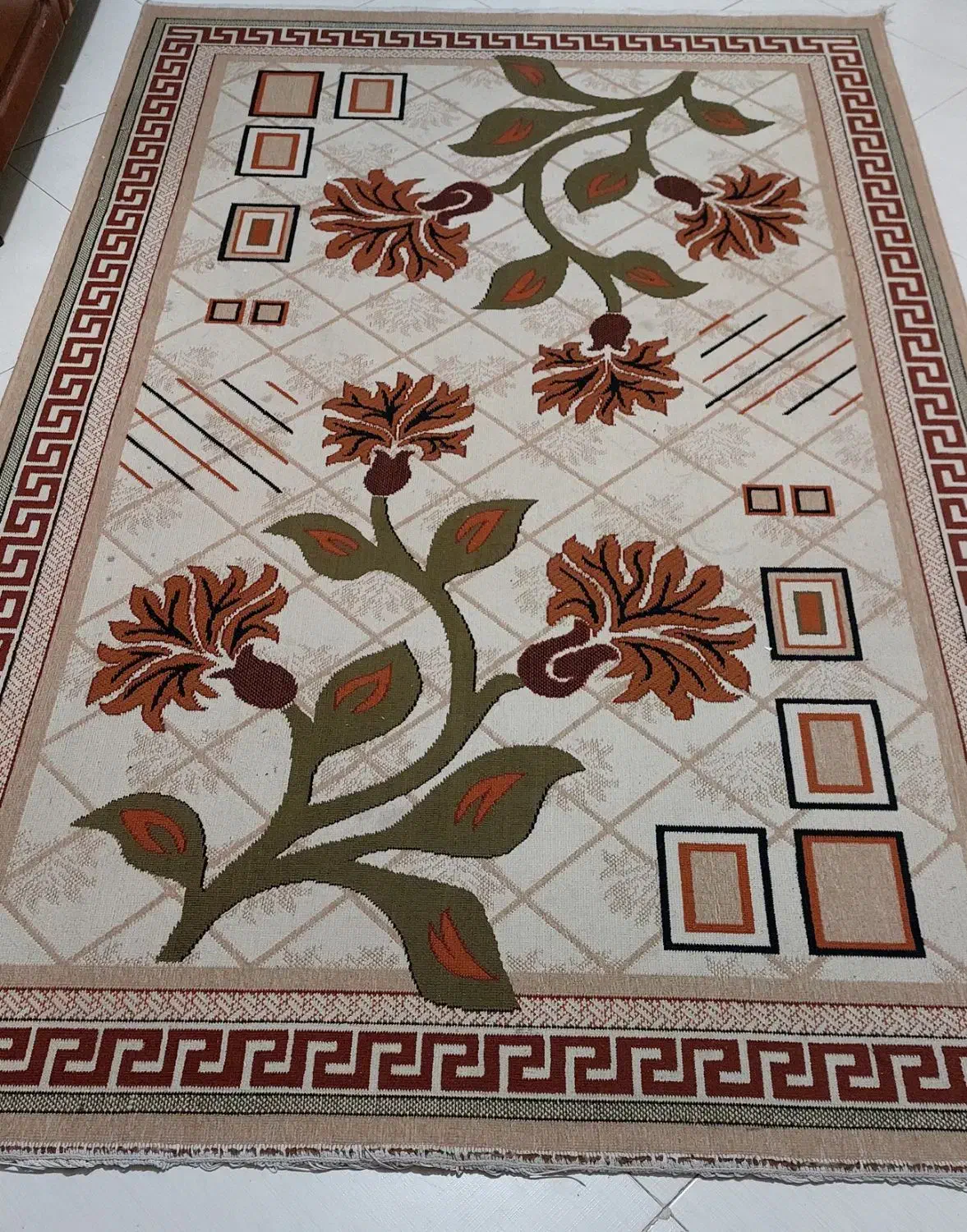 فرش اشپزخانه گلیمی سالم وتمیزقد۲/۳۰ عرض۱/۴۵|گلیم، جاجیم، گبه|نیشابور, مدرس|دیوار