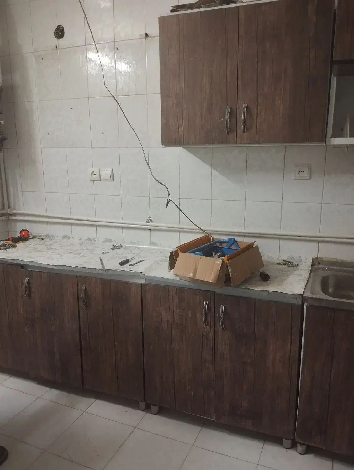 کابینت|آب‌چکان و نظم‌دهنده ظروف|بروجرد, |دیوار