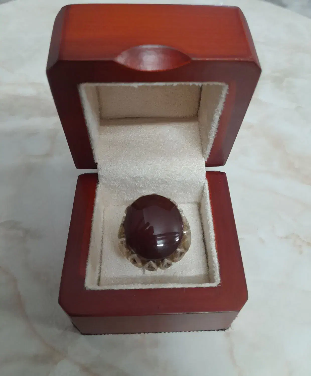 انگشتر نقره یمن سرخ نو|جواهرات|قم, نوقطار|دیوار