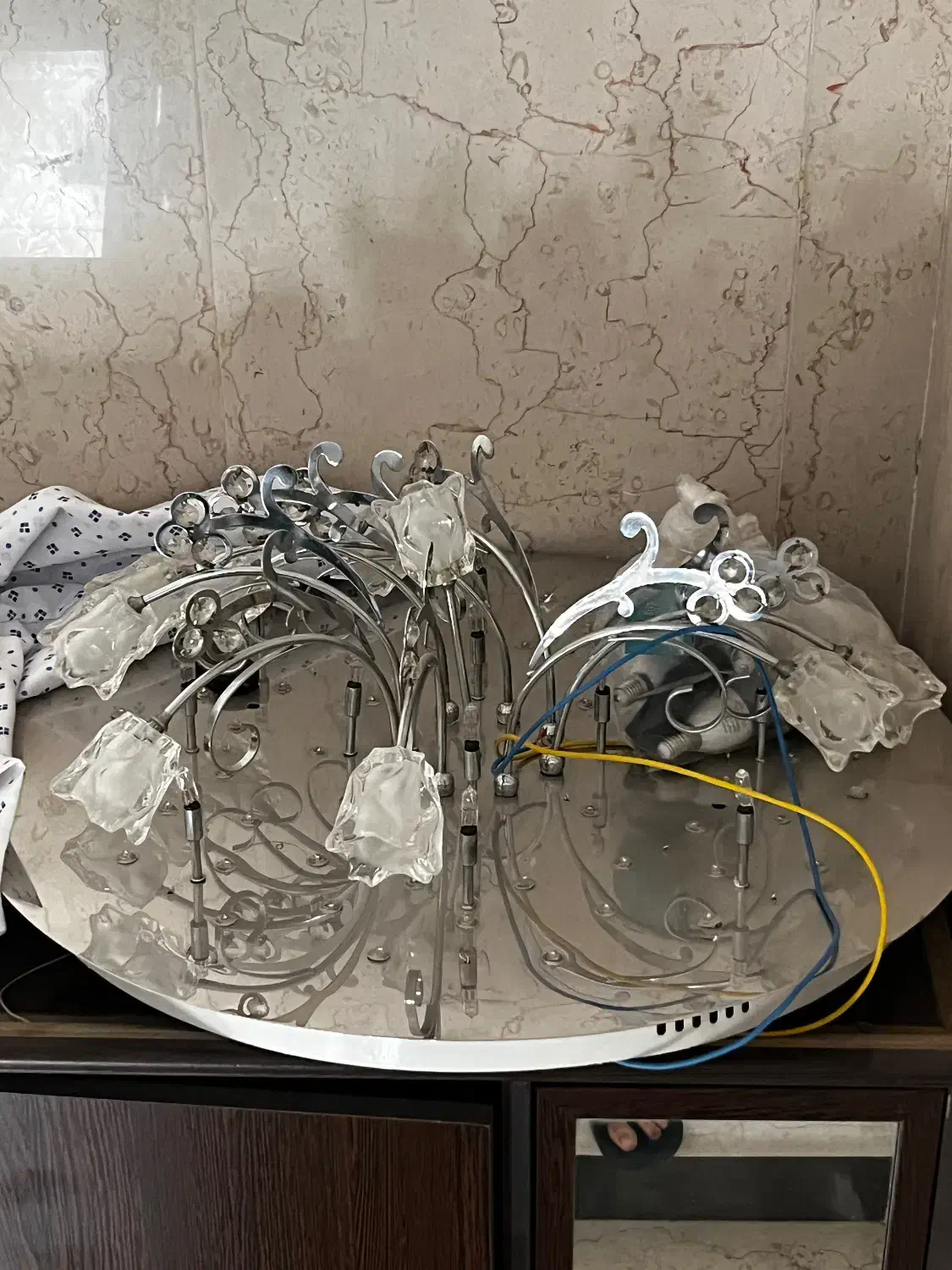 لوستر|لوستر و چراغ آویز|تهران, قلمستان|دیوار