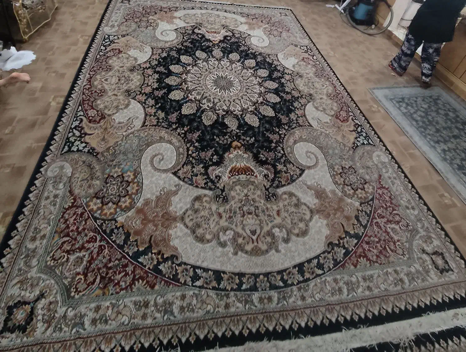 فرش 12 متری|فرش|دزفول, |دیوار