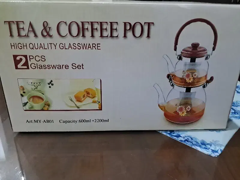 کتری و قوری پیرکس|قوری، کتری، قهوه‌ساز دستی|مشهد, چهارچشمه|دیوار