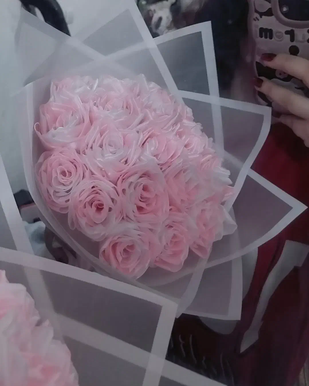 دسته گل روبانی|گل مصنوعی|آذرشهر, |دیوار