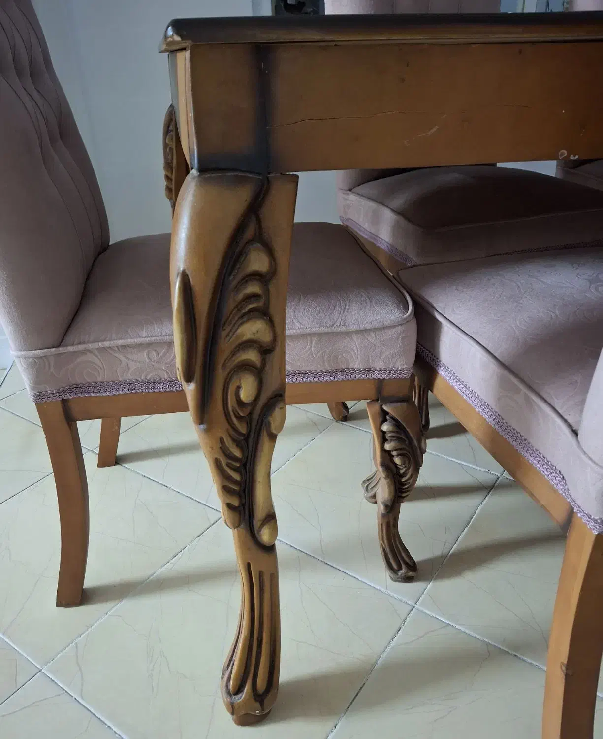 میز 8 نفره چوب روس|میز و صندلی غذاخوری|مشهد, آزادشهر|دیوار