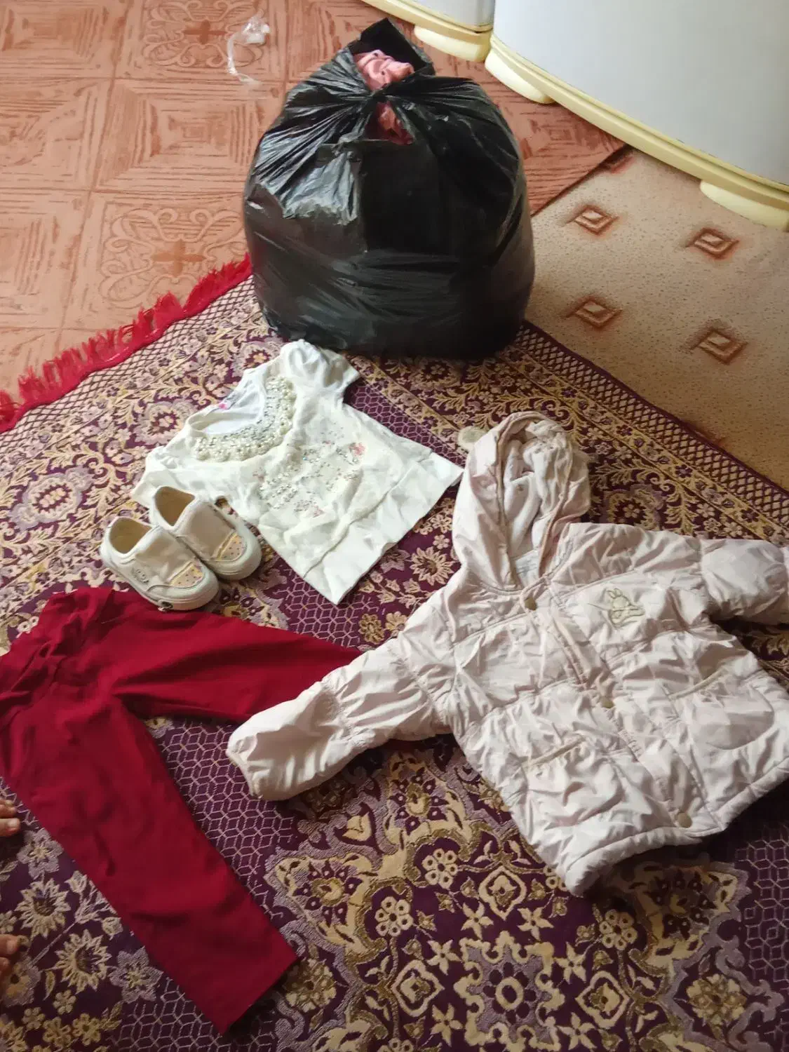 اهدا لباس دخترانه یک تا دو سال|کفش و لباس بچه|مهاباد (آذربایجان غربی), |دیوار