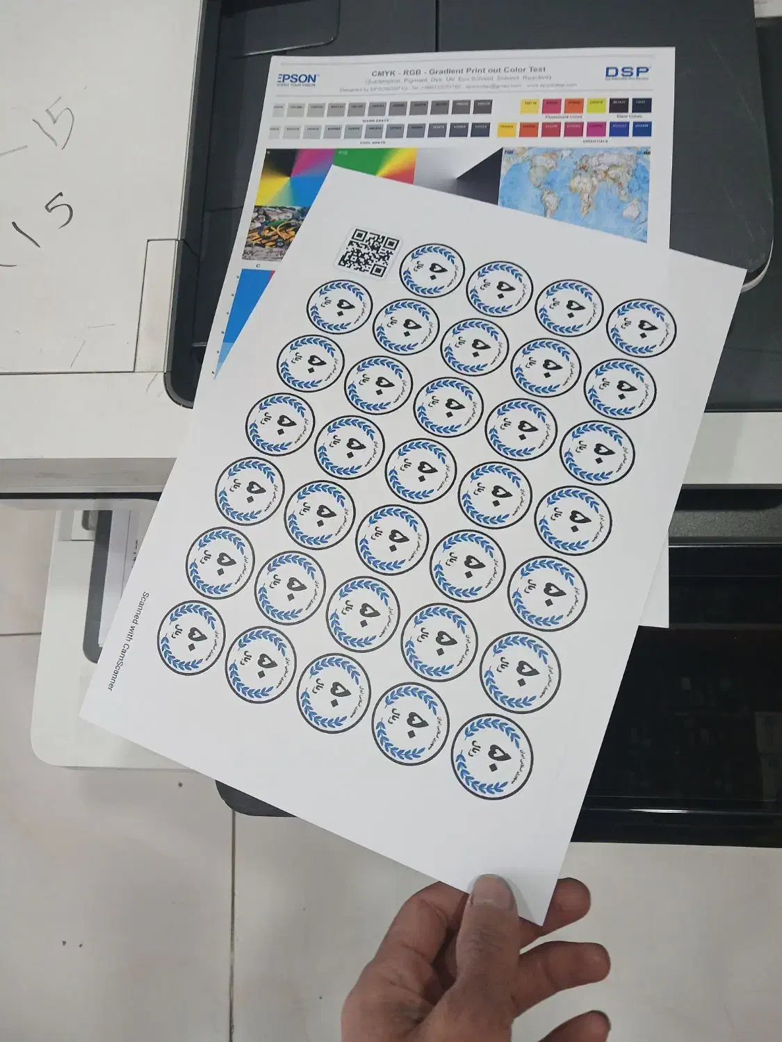 پرینتر رنگی کپی اسکن و فکس رنگی hp پشت و رو|پرینتر، اسکنر، کپی، فکس|ایذه, |دیوار