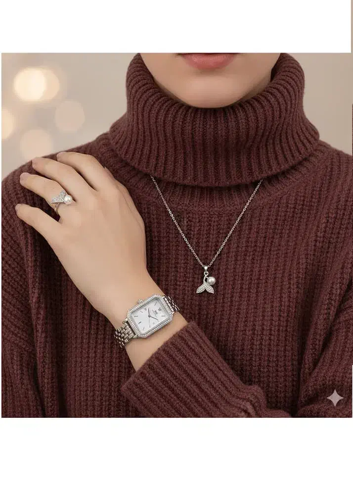 ست ساعت گردنبند انگشتر   پرداخت درب منزل|جواهرات|اصفهان, سنبلستان|دیوار