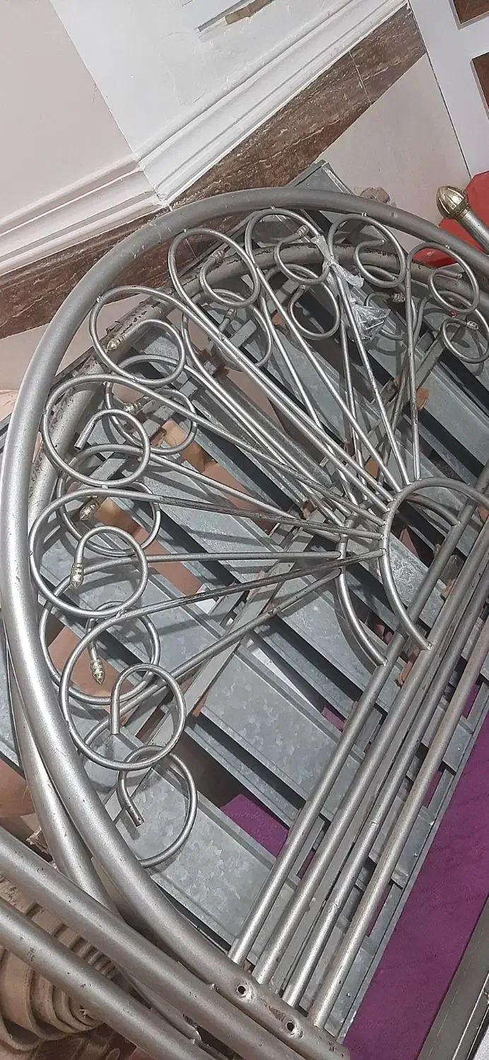 تخت فلزی ۲ نفره|تخت و سرویس خواب|آبادان, |دیوار