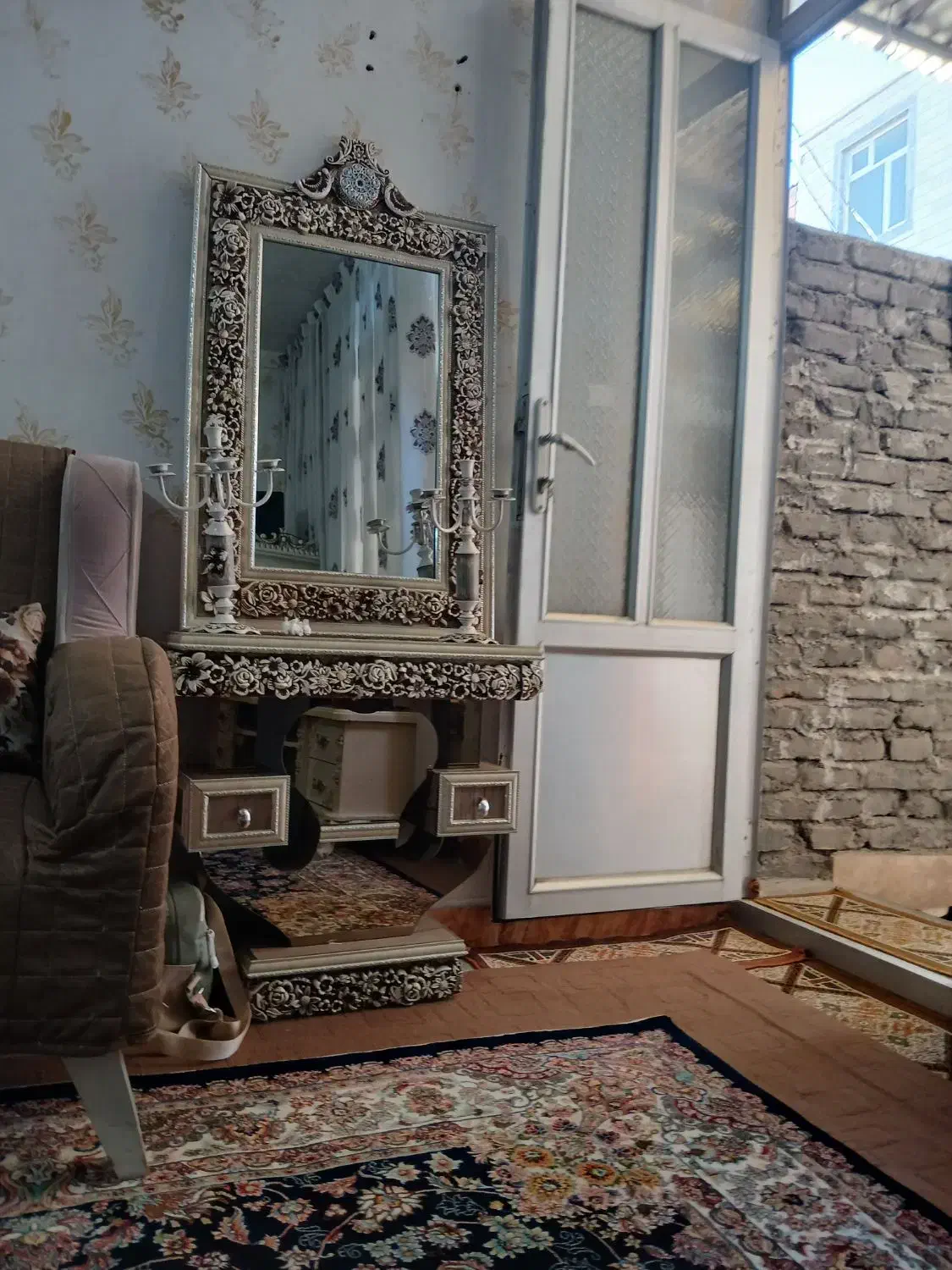 اینه شمعدان|آینه|اردبیل, |دیوار
