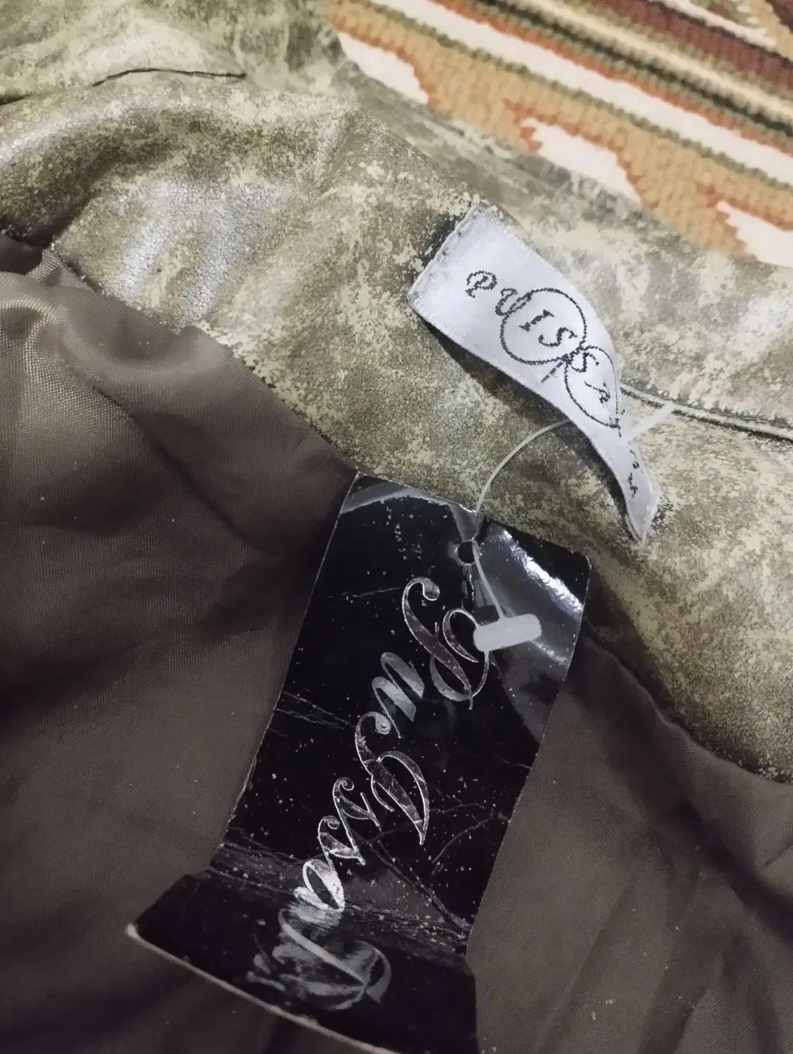 با سلام یک عدد کت چرمی نو مارک دار|لباس|فارسان, |دیوار