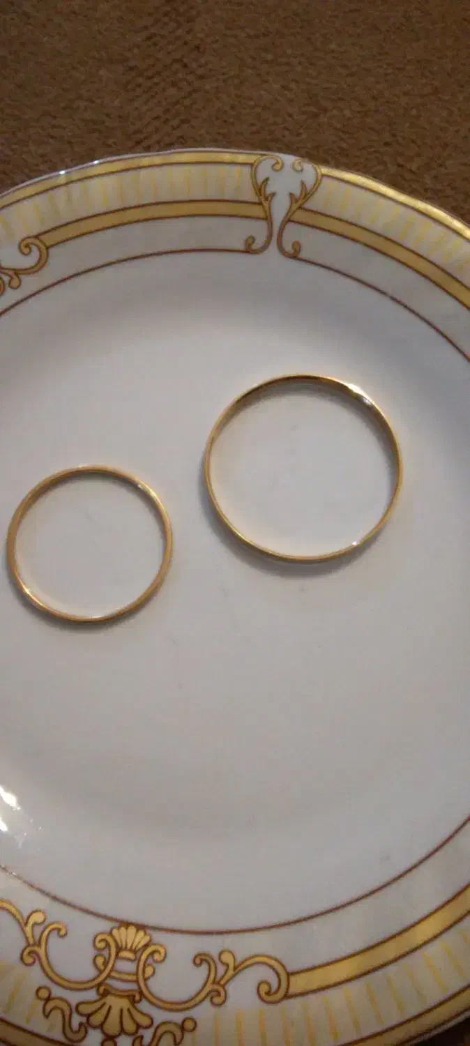 النگو سایز 2 و النگو بچه گانه وانگشتر|جواهرات|دهدشت, |دیوار