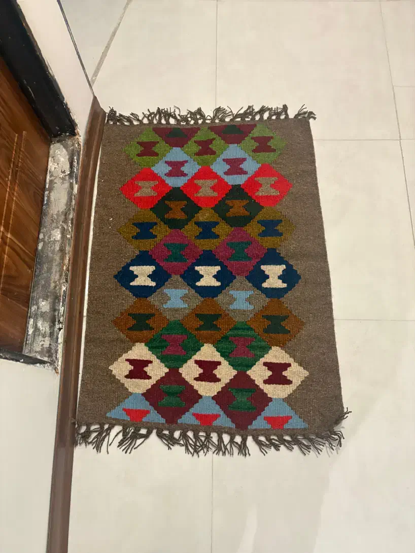 گلیم پشمی|گلیم، جاجیم، گبه|مشهد, عبادی|دیوار