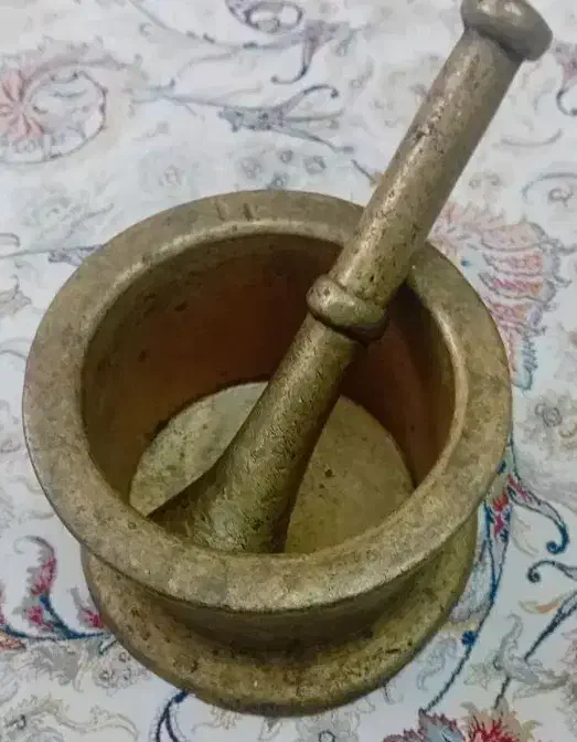 هاونگ تمام برنج قدیمی (کلکسیونی عتیق)|کلکسیون اشیاء عتیقه|تهران, بوستان جنگلی لویزان|دیوار