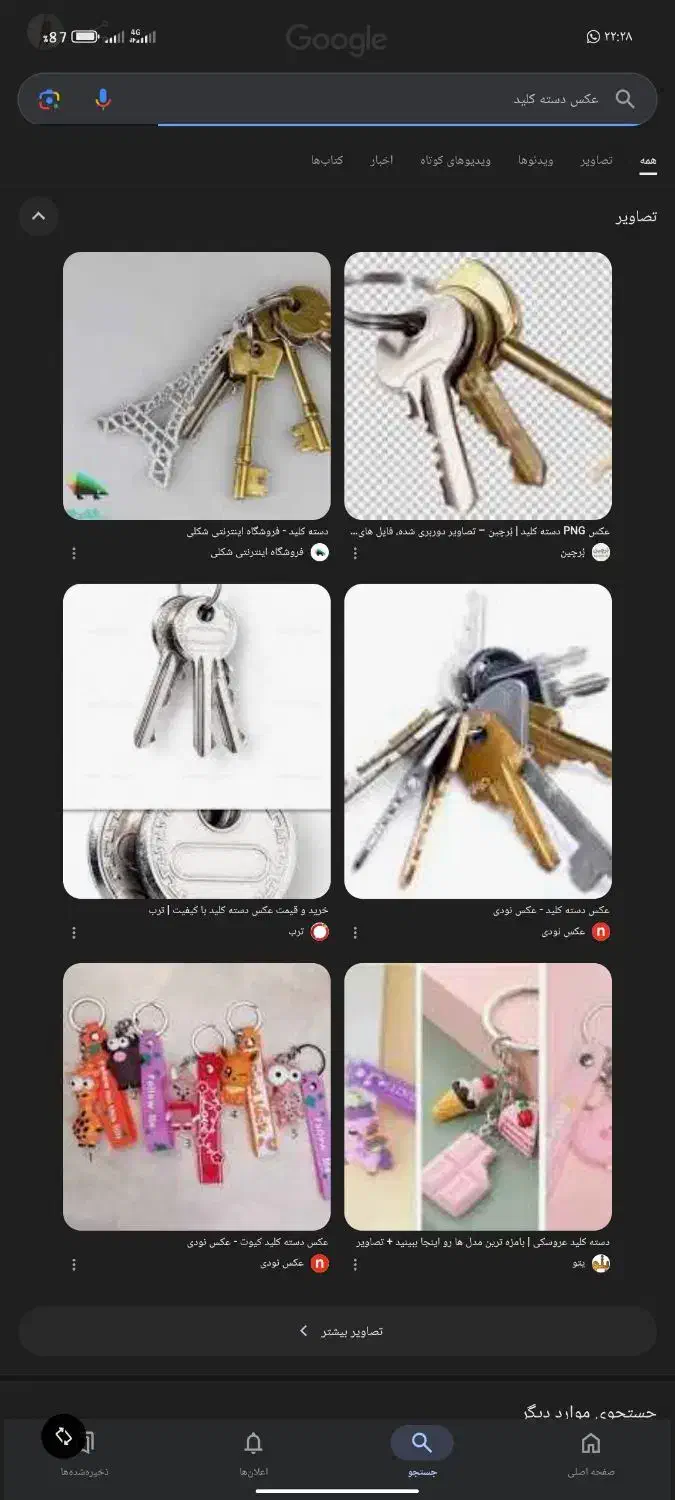 دسته کلید گم شده|اشیا|زرند, |دیوار