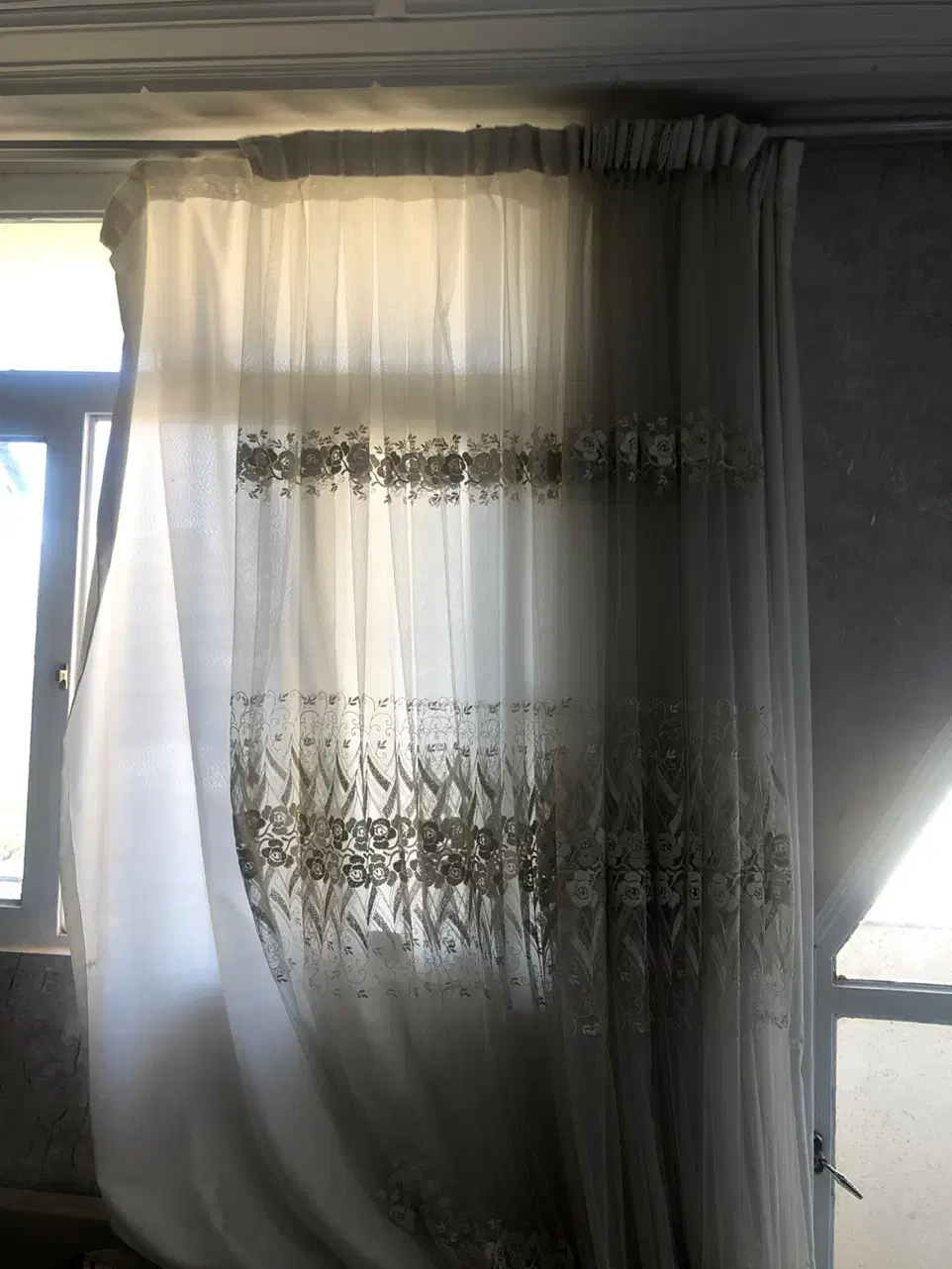 پرده حریر مجلسی سالنی نو نو|پرده، رانر، رومیزی|شیراز, ارم|دیوار