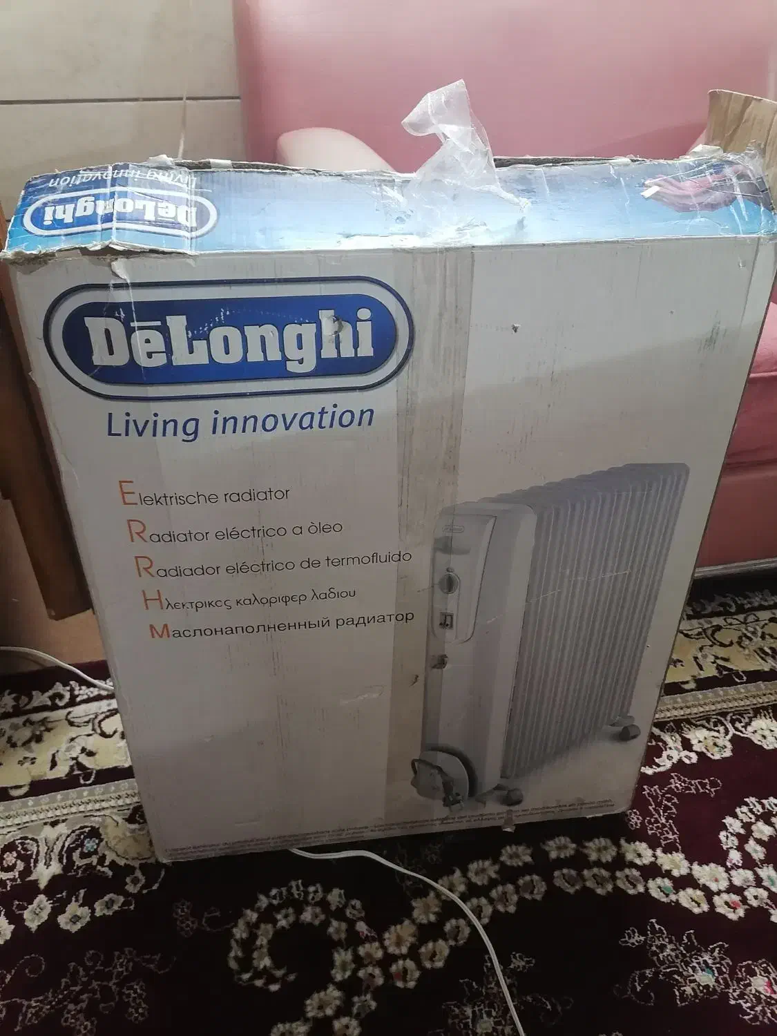 بخاری برقی روغنی مارک دلونگی|بخاری، هیتر، شومینه|مشهد, کلاهدوز|دیوار