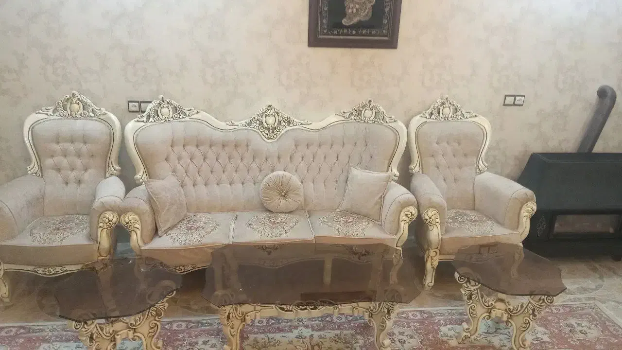 فروش مبل سلطنتی|مبلمان خانگی و میز عسلی|تربت‌حیدریه, منصوریه|دیوار