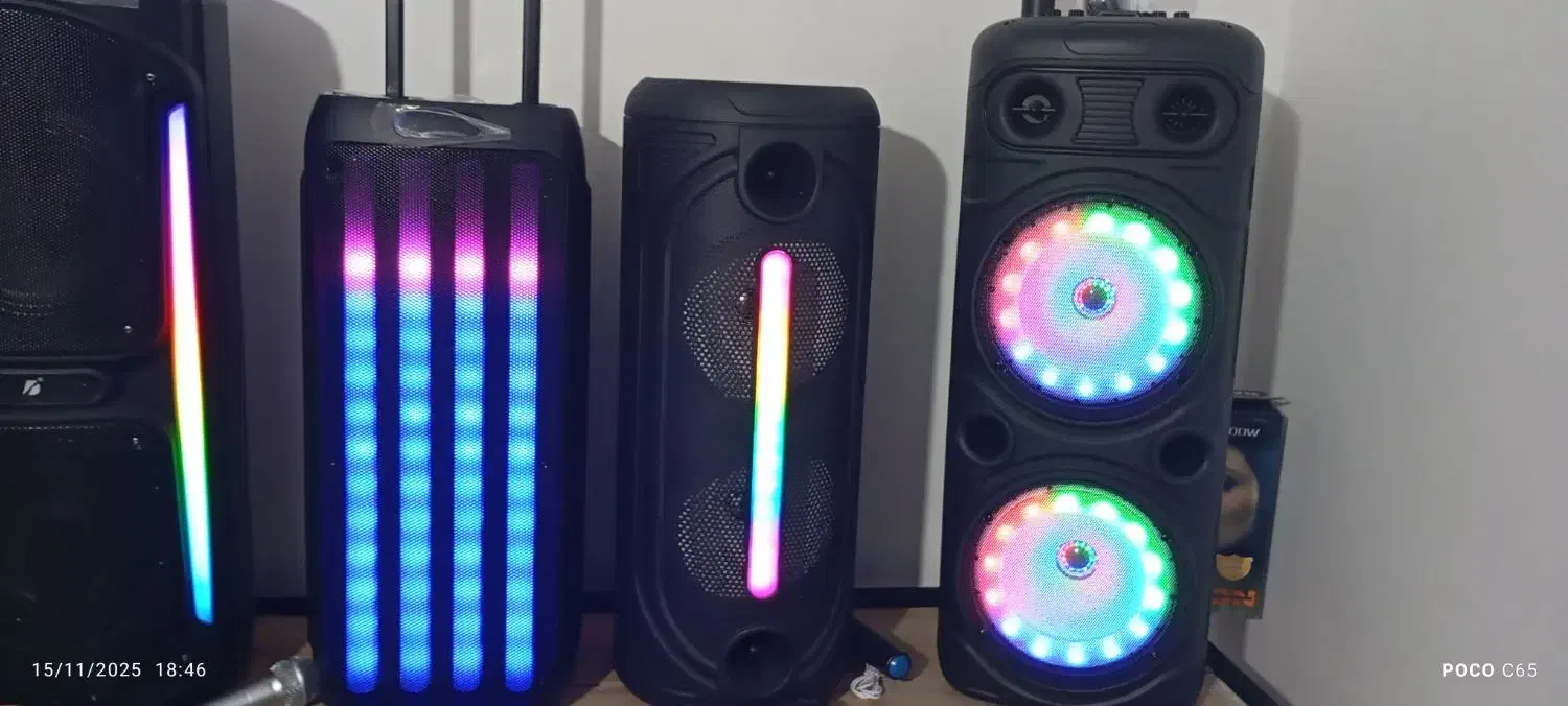 فروش انواع اسپیکر های شارژی برقی|پخشکننده همراه|ساری, |دیوار