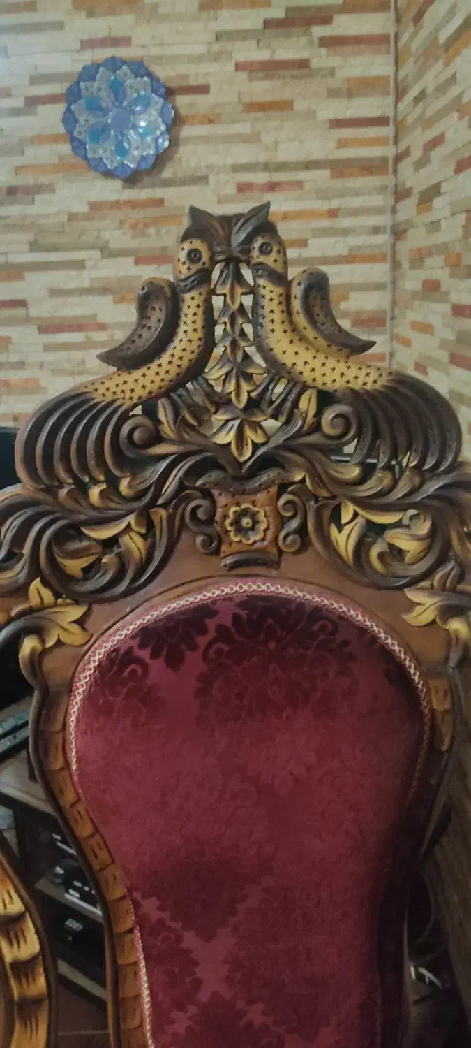 مبلمان سلطنتی چوب گردو|مبلمان خانگی و میز عسلی|تهران, حشمتیه|دیوار