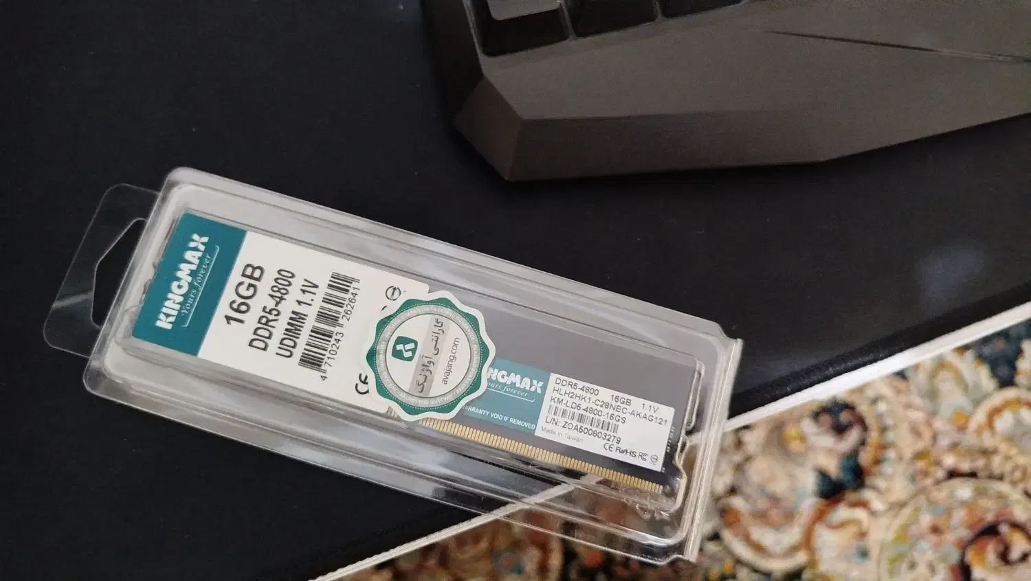 رم DDR5 تک کاناله CL40 کینگ مکس ظرفیت 16 گیگابایت|قطعات و لوازم جانبی رایانه|احمدسرگوراب, |دیوار