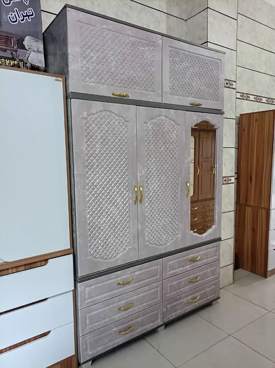 کمد دراور شرکتی بافل کیفیت بالا قسطی کد 42|جاکفشی، کمد، دراور|همدان, |دیوار